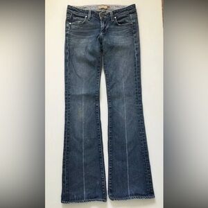 Paige Laurel Canyon Jeans Women’s Sz 27 Blue Low Rise Bootcut  Medium Wash